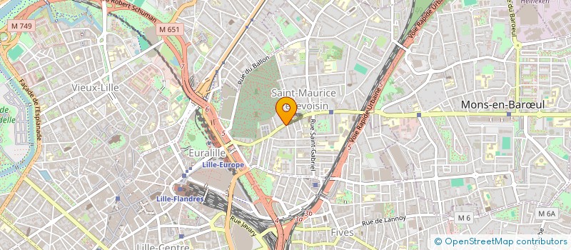 localisation de l'entreprise VET SAINT MAURICE à LILLE