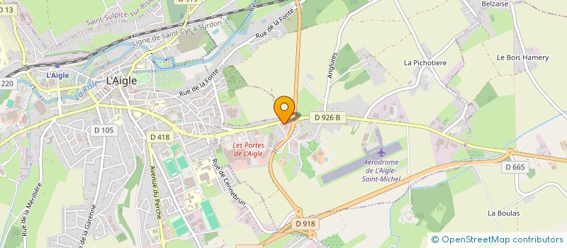 localisation de l'entreprise VET'SANTE à SAINT-SULPICE-SUR-RISLE
