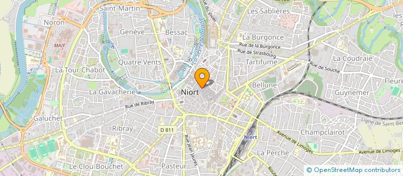 localisation de l'entreprise VET ST JEAN à NIORT