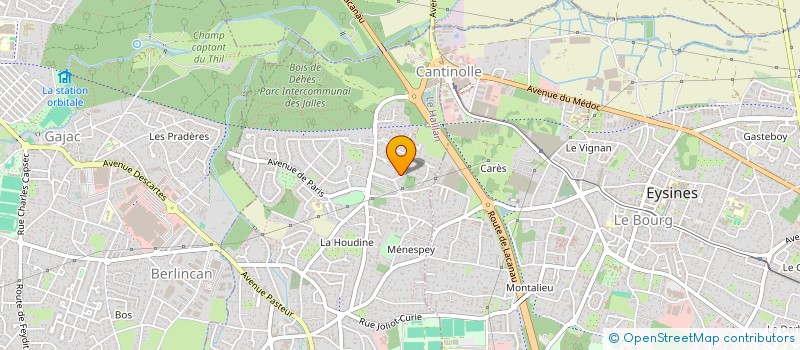 localisation de l'entreprise VET & VIEW  LE HAILLAN