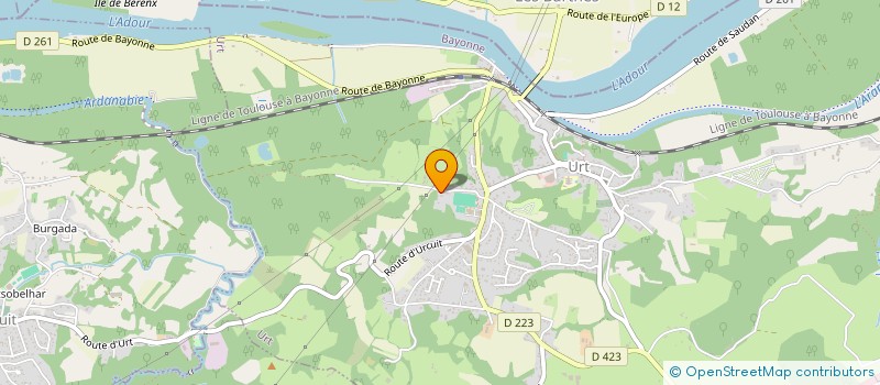 localisation de l'entreprise VETADOUR à URT