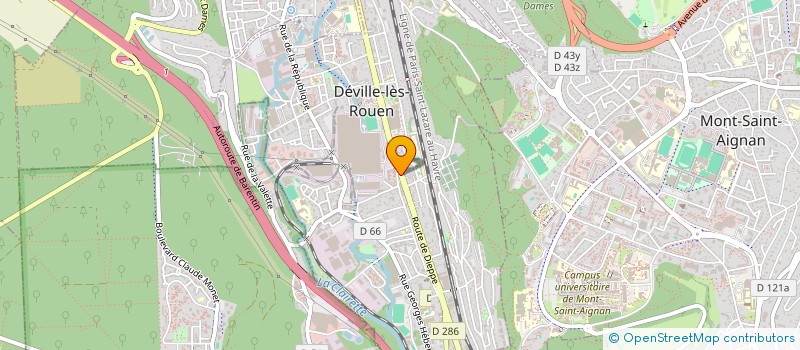 localisation de l'entreprise VETAE  DEVILLE-LES-ROUEN