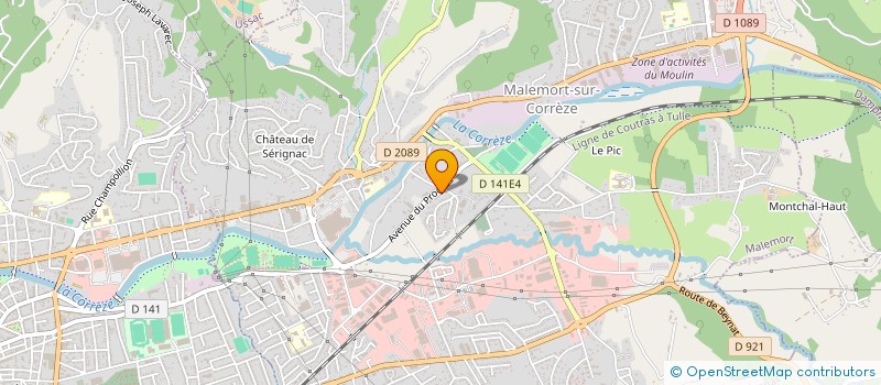 localisation de l'entreprise VETAGREEN à MALEMORT