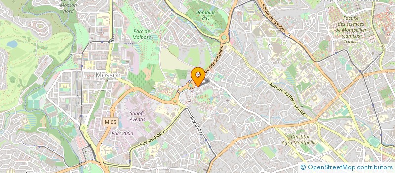 localisation de l'entreprise VETALCO à MONTPELLIER