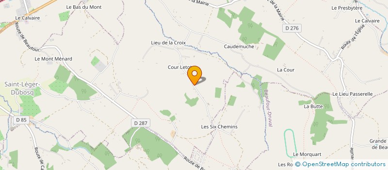 localisation de l'entreprise VETALGIA IMMOBILIER  SAINT-LEGER-DUBOSQ