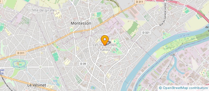 localisation de l'entreprise VETARCADIA à CHATOU