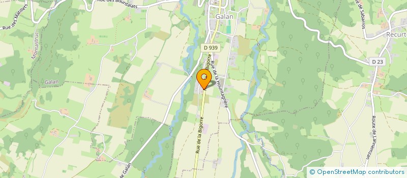 localisation de l'entreprise VETCAMPUZAN  GALAN