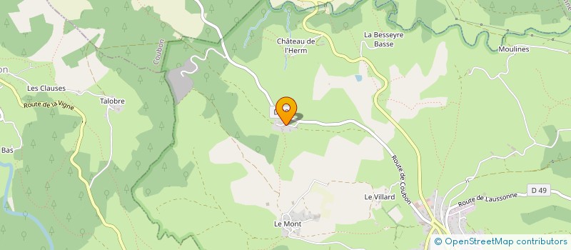 localisation de l'entreprise VETCHER à LE MONASTIER-SUR-GAZEILLE