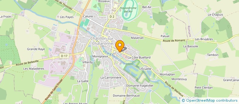 localisation de l'entreprise VETCLINIQUES  CHATILLON-SUR-CHALARONNE