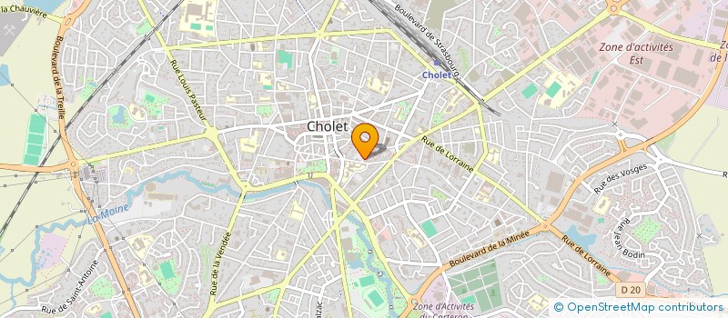 localisation de l'entreprise VETELE INDIVISION à CHOLET