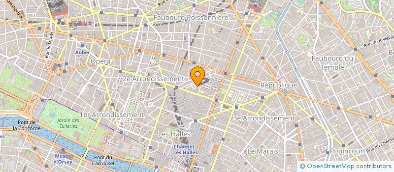 localisation de l'entreprise VETEMENTS ALBERT à PARIS
