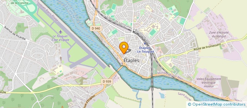 localisation de l'entreprise VETEMENTS BIGAND à ETAPLES