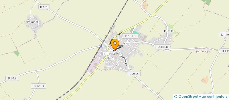 localisation de l'entreprise VETEMENTS FAUCONNIER à BAILLEAU-LE-PIN
