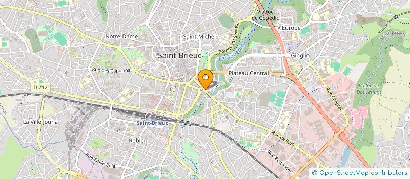 localisation de l'entreprise VETEMENTS HENRY à SAINT-BRIEUC