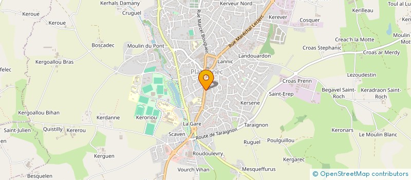 localisation de l'entreprise VETEMENTS L HARIDON à PLABENNEC