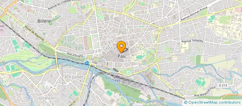 localisation de l'entreprise VETEMENTS LAPASSERIE à PAU