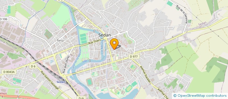 localisation de l'entreprise VETEMENTS LOISIRS DIFFUSION  SEDAN