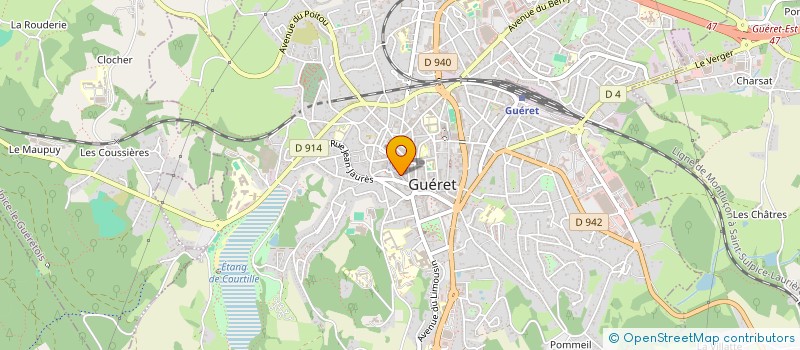 localisation de l'entreprise VETEMENTS MOMMERS SA à GUERET