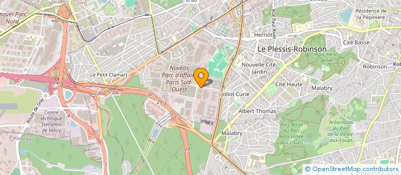 localisation de l'entreprise VETEMENTS PROFESSIONNELS ET ACCESSOIRES POUR L'INDUSTRIE (V.P.A. INDUSTRIE)  VELIZY-VILLACOUBLAY