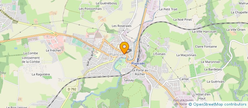 localisation de l'entreprise VETEMENTS SALANSON SARL à PLANCOET