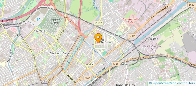 localisation de l'entreprise VETEMENTS SCHAPIRA  MULHOUSE