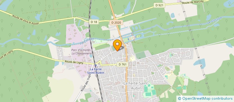 localisation de l'entreprise VETEMENTS TOUZE  LA FERTE-SAINT-AUBIN