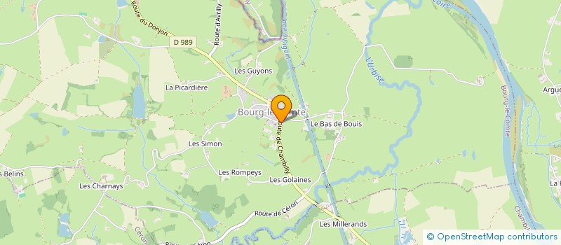 localisation de l'entreprise VETENERGIE  LE DONJON