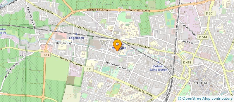 localisation de l'entreprise VETERAN AUTOMOBILE  COLMAR