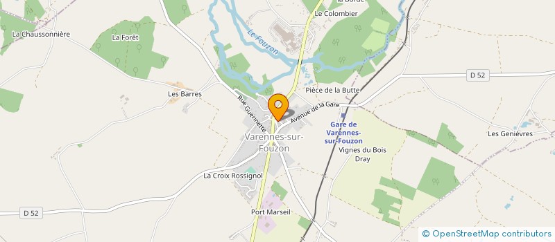 localisation de l'entreprise VETERANS DE VARENNES SUR FOUZON à VAL-FOUZON