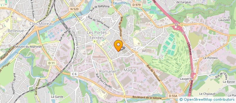 localisation de l'entreprise VETERANS OPEX/ONU/OTAN FRANCE HAUTE VIENNE à LIMOGES