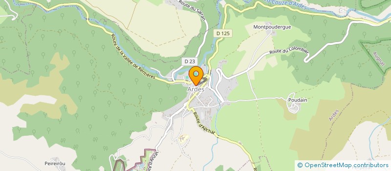 localisation de l'entreprise VETERANS SPORTS LOISIRS, ARDES SUR COUZE  ARDES