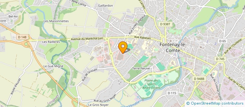 localisation de l'entreprise VETERANS VFF  FONTENAY-LE-COMTE