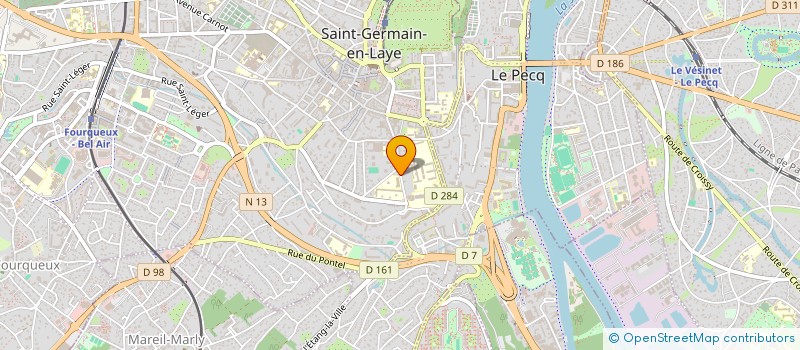 localisation de l'entreprise VETERINAIRE DES COQUELICOTS  SAINT-GERMAIN-EN-LAYE