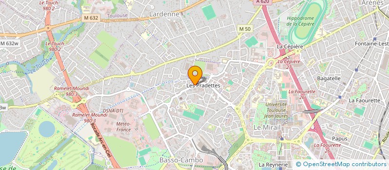 localisation de l'entreprise VETERINAIRE DES PRADETTES à TOULOUSE