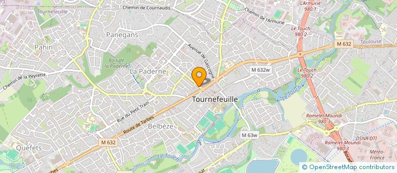 localisation de l'entreprise VETERINAIRE HAPPY VET  TOURNEFEUILLE