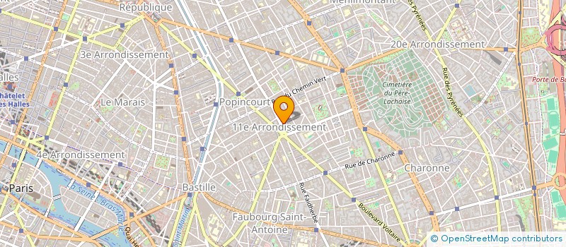 localisation de l'entreprise VETERINAIRE PRATIQUE DE FRANCE  PARIS