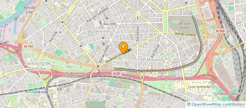 localisation de l'entreprise VETERINAIRES A DOMICILE à LILLE