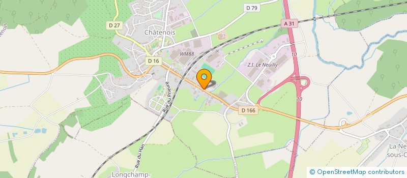 localisation de l'entreprise VETERINAIRES DE CHATENOIS à CHATENOIS