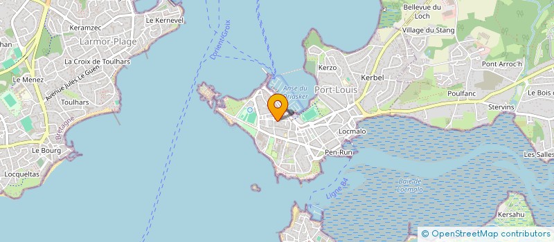 localisation de l'entreprise VETERINAIRES DE LA CITADELLE  PORT-LOUIS