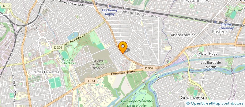 localisation de l'entreprise VETERINAIRES DE NEUILLY - GAGNY à NEUILLY-SUR-MARNE