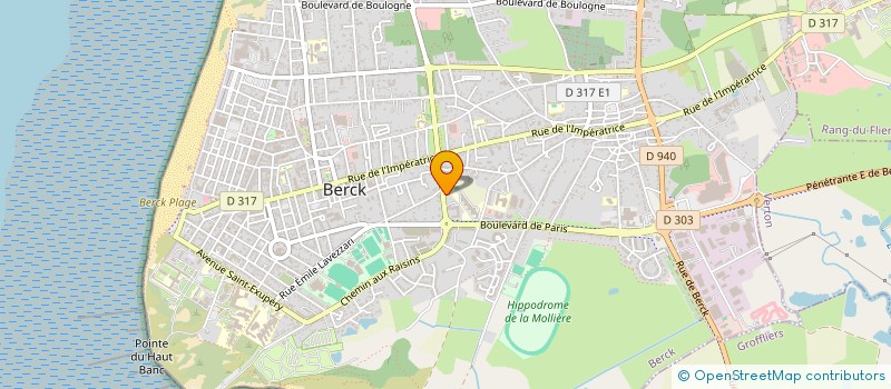 localisation de l'entreprise VETERINAIRES DES BOUCANIERS  BERCK
