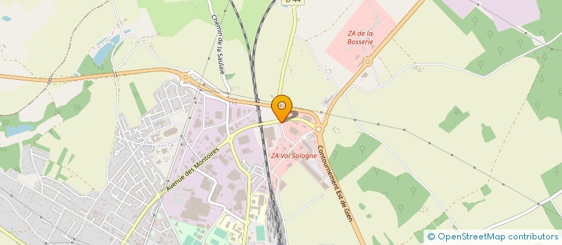 localisation de l'entreprise VETERINAIRES DES PORTES DE SOLOGNE à GIEN
