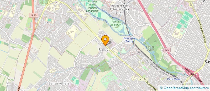 localisation de l'entreprise VETERINAIRES DES TEMPLIERS à LONGJUMEAU