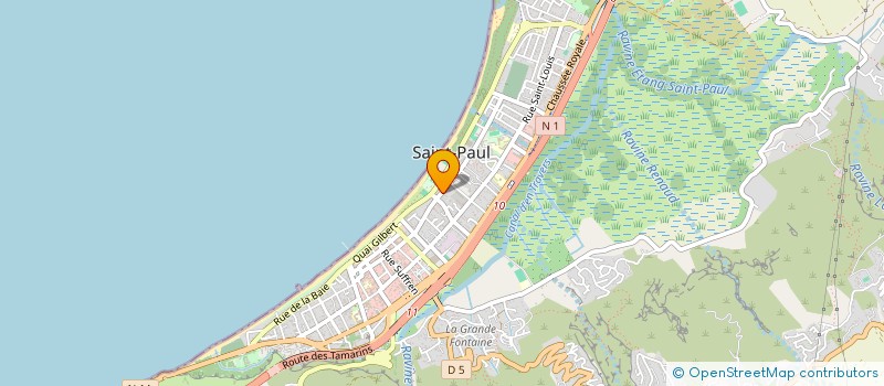 localisation de l'entreprise VETERINAIRES DU FRONT DE MER à SAINT-PAUL