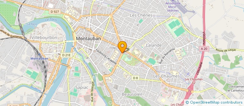 localisation de l'entreprise VETERINAIRES MICHELET à MONTAUBAN