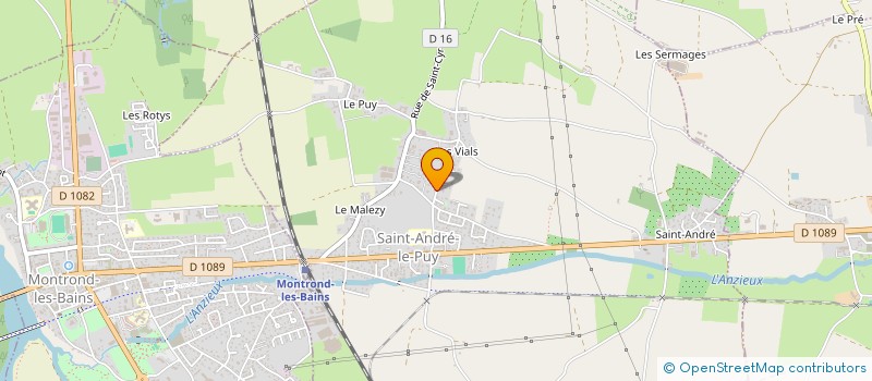 localisation de l'entreprise VETESTEL  SAINT-ANDRE-LE-PUY