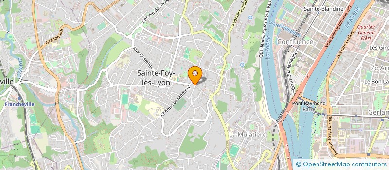 localisation de l'entreprise VETFORCE HARMONY  SAINTE-FOY-LES-LYON