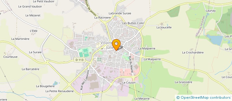 localisation de l'entreprise VETFORMANCE à VILLAINES-LA-JUHEL