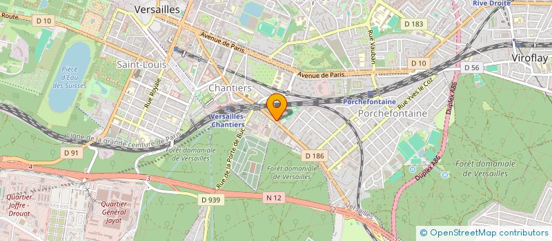 localisation de l'entreprise VETFORVET à VERSAILLES