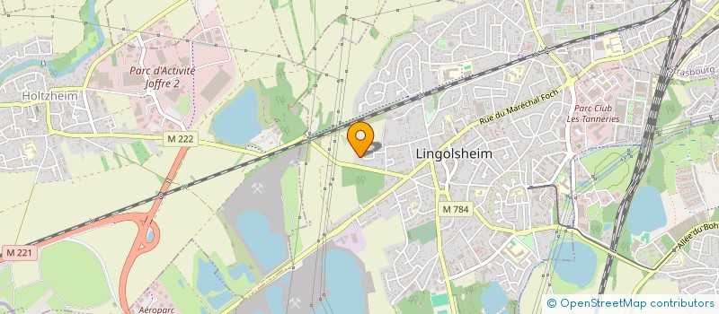 localisation de l'entreprise VETH  LINGOLSHEIM